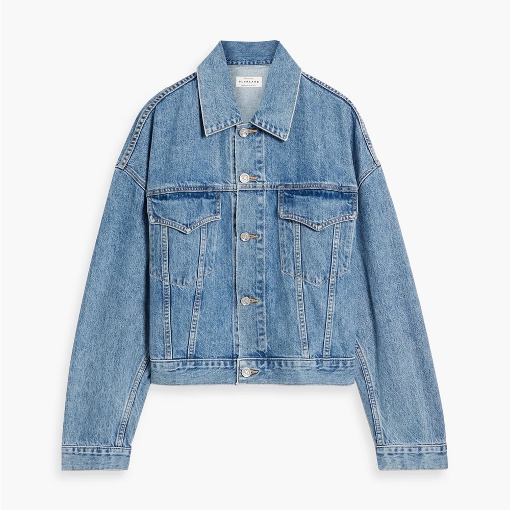 NWT SLVRLAKE Detroit Denim Jacket